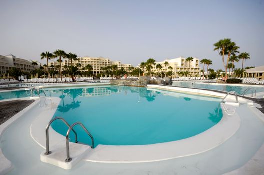 Nice pool at a hotel resort