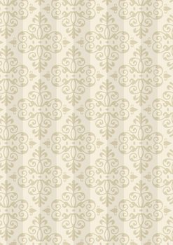 Damask Style Pattern Background - Natural color texture