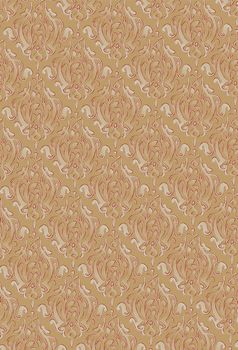 Damask Style Pattern Background - Gold Metal Texture