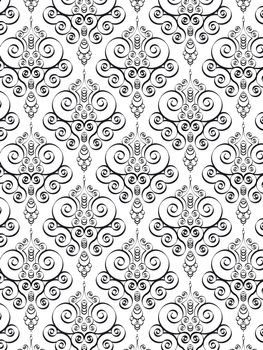 Damask Style Pattern Background - BN texture