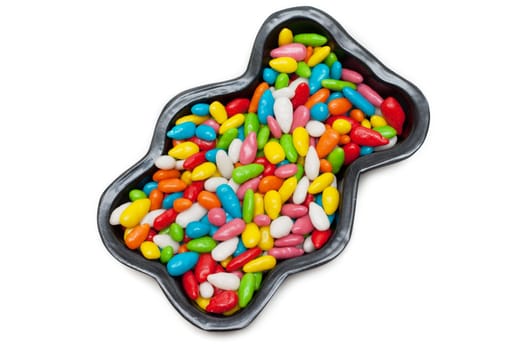 Sweetmeats in colour glaze fallen asleep in form