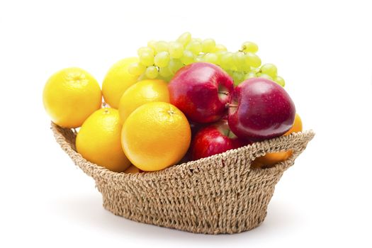 fresh fruits in the basket