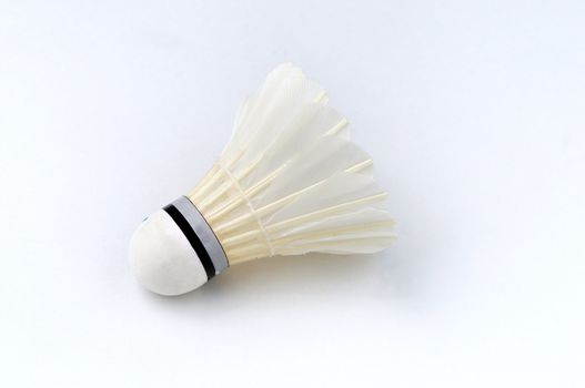 Shuttlecock isolated on a white back ground
