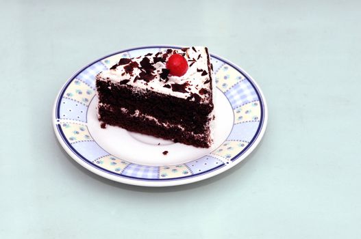 A Piece of Cake isolated on a light back ground