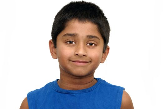 an handsome indian kid smiling for you