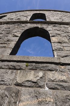 McCaigs Tower in the centre of Oban Argyll Scotland