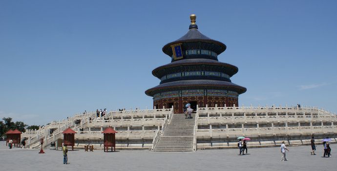 TEMPLE OF HEAVEN IN BEIJING IN CHINA