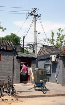 TRADITIONAL COURTYARD HOUSES IN BEIJING IN CHINA