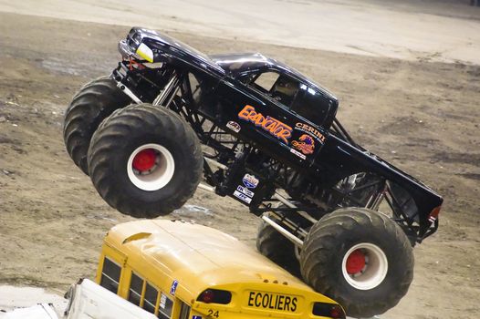 Monster truck event at the Olympic Stadium of Montreal April 22, 2006