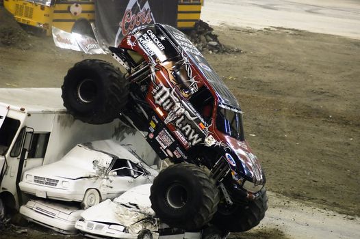 Monster truck event at the Olympic Stadium of Montreal April 22, 2006