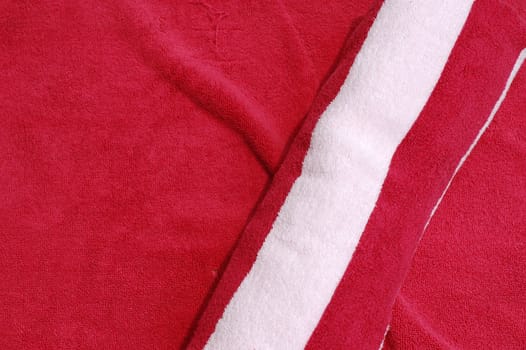 Red and white Towel Background