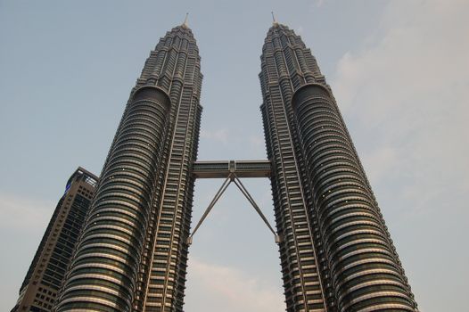 Twin Towers - Kuala Lumpur Petronas Towers - detail