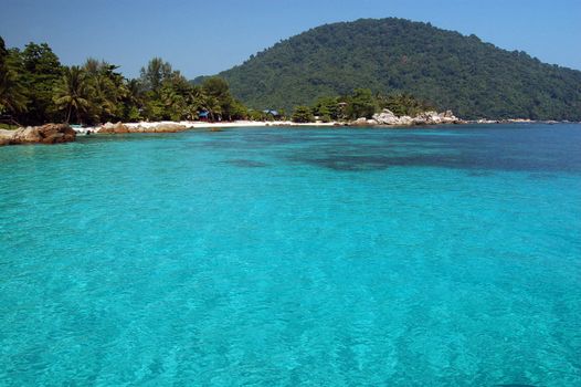 Fantastic blue sea - Perhentian island, Malaysia