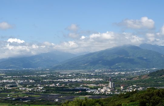 It is a small town near the mountain.