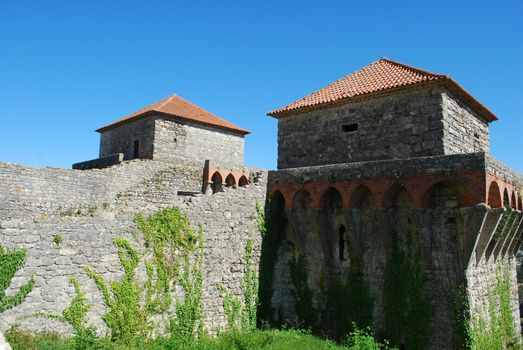 historic and beautiful Ourém castle near Fátima, Portugal