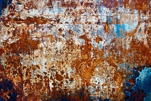 grunge paint on metal background