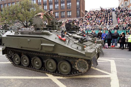 LONDON - November 13: Military At The Lord Mayors Show  November 13, 2010 Central London, England. 