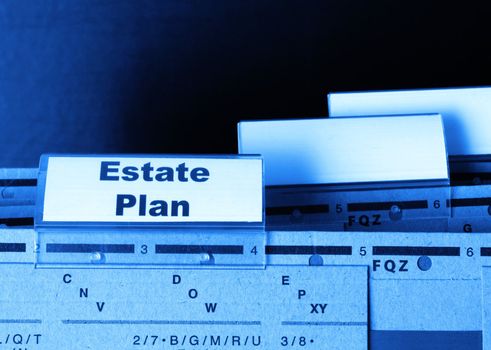 real estate plan on business folder showing buy a house concept