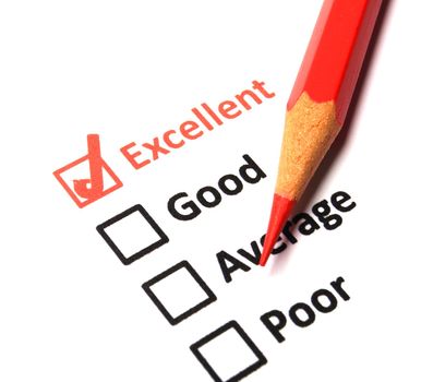 consumer survey with questionnaire checkbox to improve sales