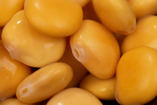 Pickled lupin beans, a healthy mediterranean appetizer