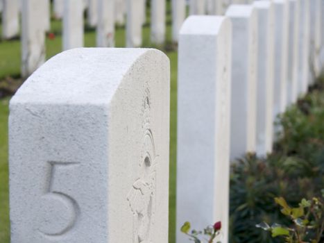 Military Cemetery of the second worldwar in Belgium