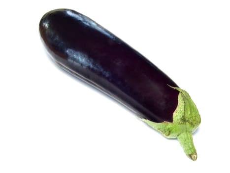 Eggplant on a white background