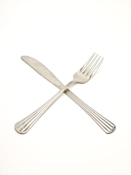 	
knife and fork