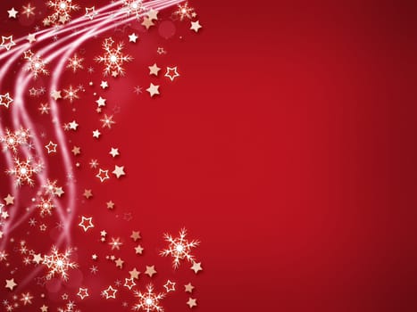 An image of a nice red christmas background