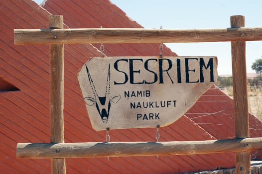 Sesriem Namib Naukluft Park signal - Namibia