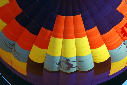 Detail of hot balloon - background