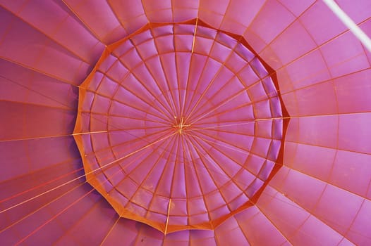Detail of hot balloon - inside