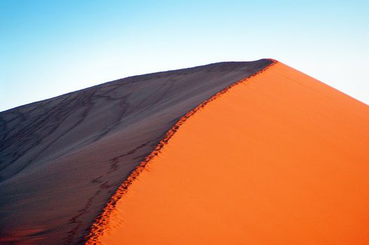 Red dune in the Namib Desert, Sossusvlei, Namibia