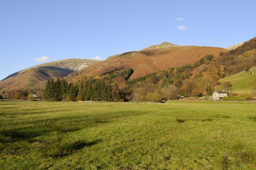 Great Rigg from Grasmere Lake District National Park Cumbria England