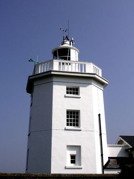 Cromer lighthouse on top of the cliffs