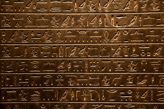 Background of Egyptian hieroglyphic, written on stone