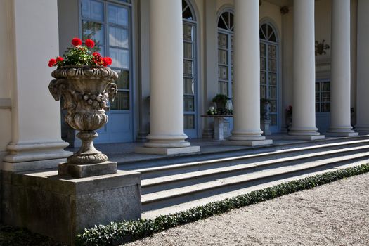 Facade of an Italian Villa in Piemonte, close to Turnin - Italy