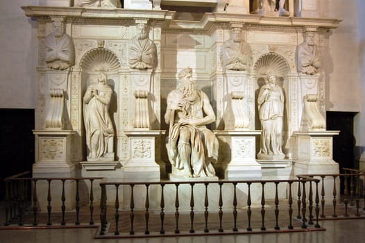 San Pietro in Vincoli - Michelangelo's Moses - Rome, Italy