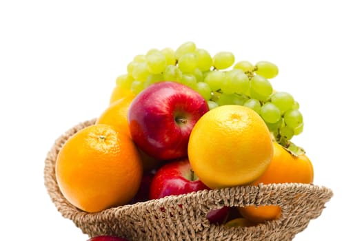 fresh fruits in a basket