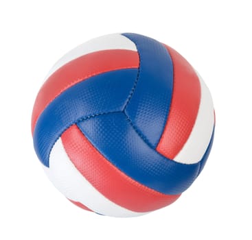 Volleyball ball isolated on white. Clipping path