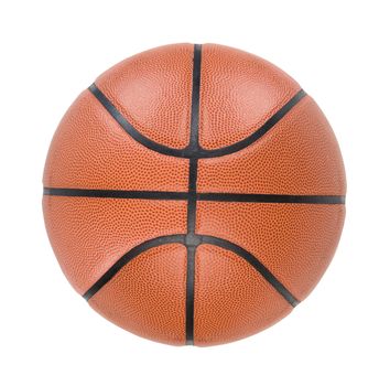 Basketball ball isolated on white. Clipping path