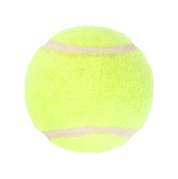 Tennis ball isolated on white. Clipping path