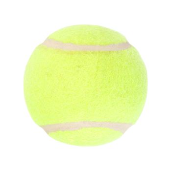 Tennis ball isolated on white. Clipping path