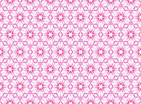 Wallpaper pattern on the white background