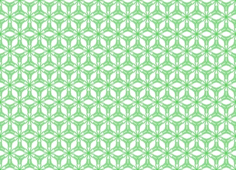 Wallpaper pattern on the white background