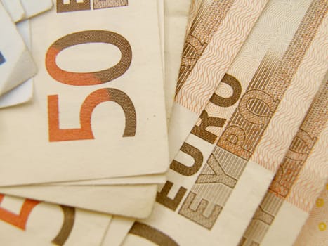 Euro currency - legal tender of the European Union - banknotes and coins