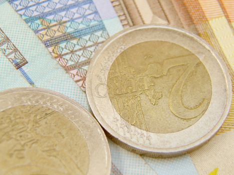 Euro currency - legal tender of the European Union - banknotes and coins