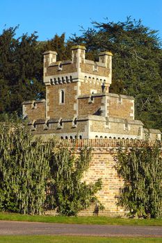 historic british castle gatehouse turret near windsor