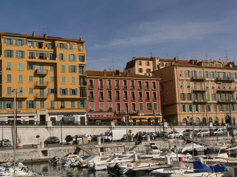 city Nice France and buildings