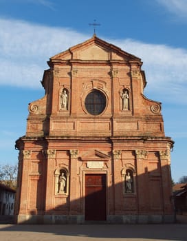 San Pietro Apostolo parish church in Brusasco, Italy