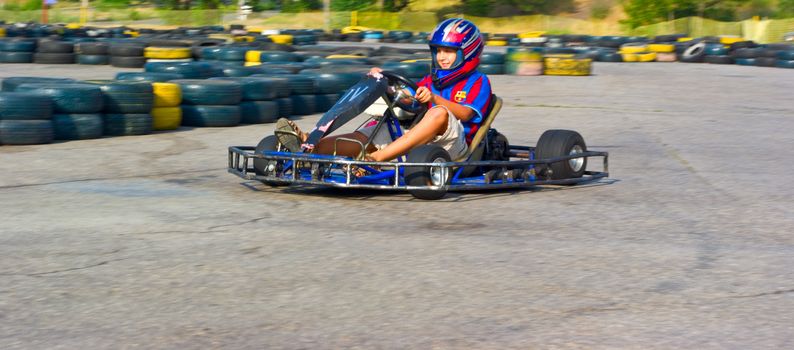 the qualifying rounds of children's sport races